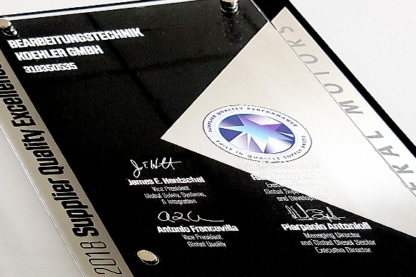 Quality Excellence Award 2018